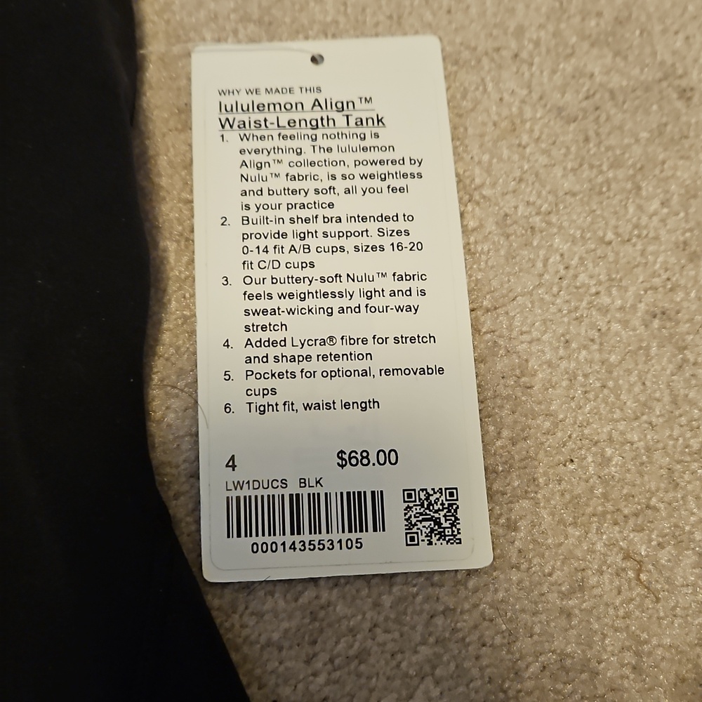 Lululemon Align Waist-Length Tank - Picture 2 of 3